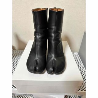 マルタンマルジェラ(Maison Martin Margiela)の【8cmヒール】MaisonMargiela カーフスキン 足袋ブーツ(ブーツ)