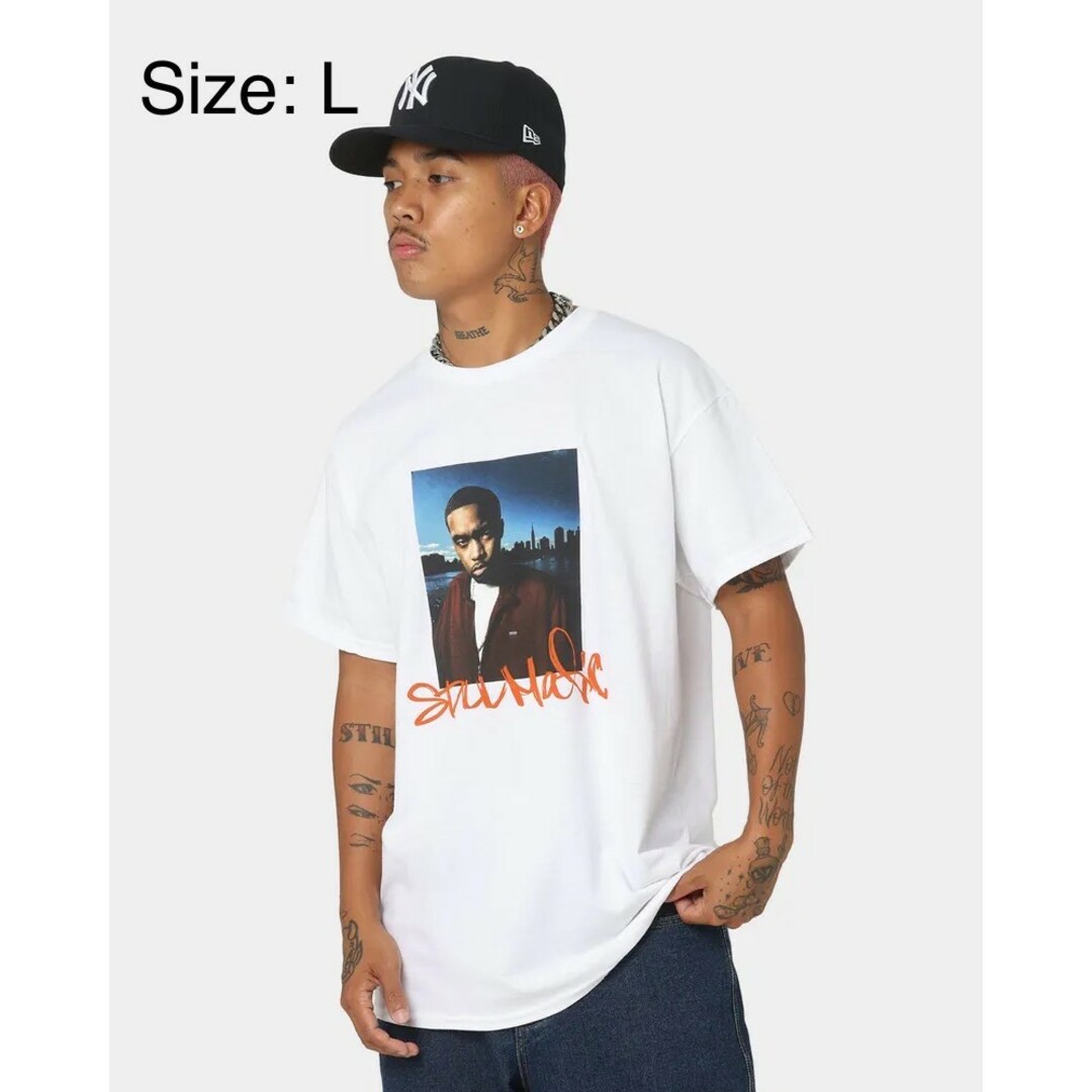 [公式] Nas Stillmatic フォトプリント Tシャツトップス