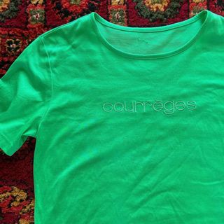 クレージュ(Courreges)のused courraeges ロゴtシャツ(Tシャツ(半袖/袖なし))