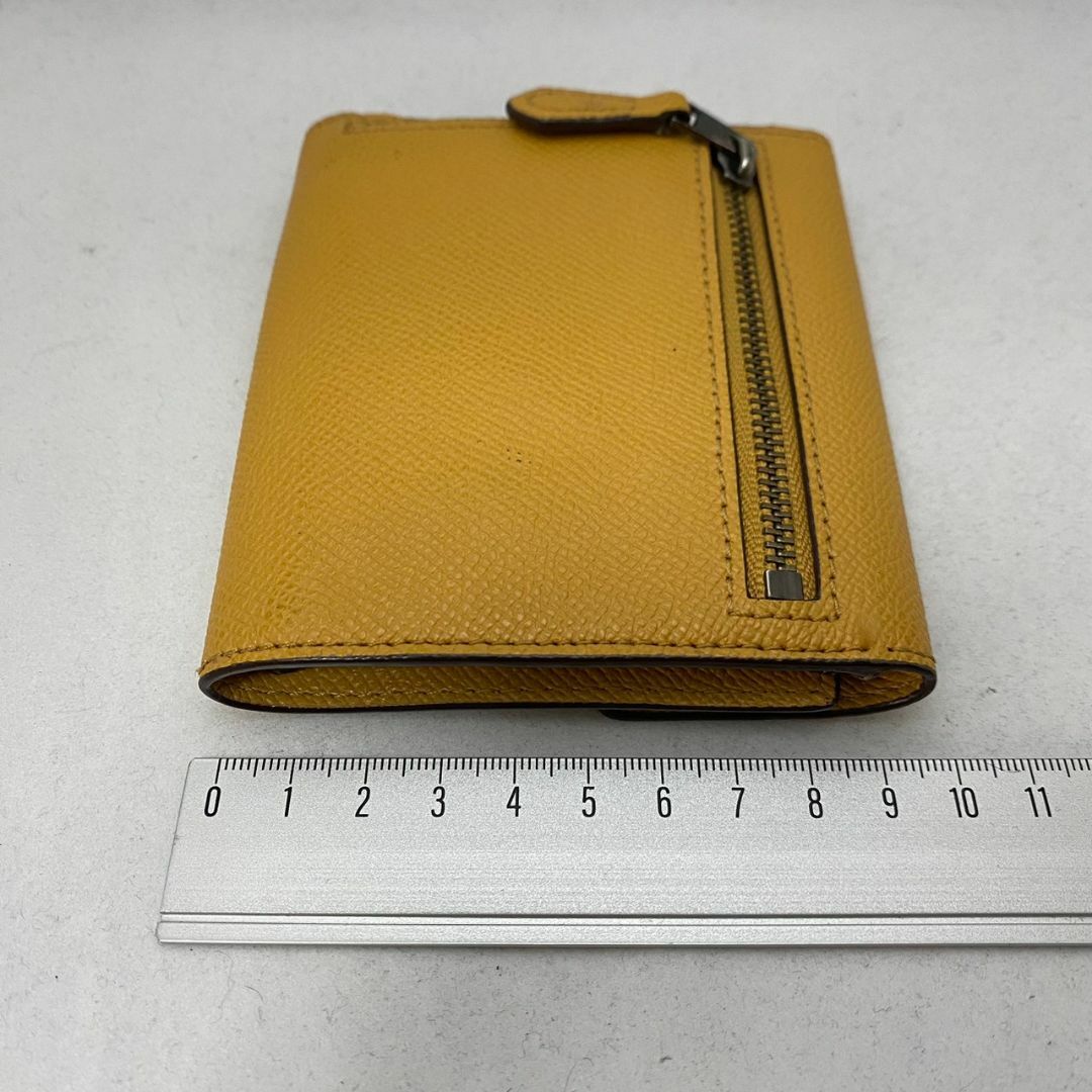 COACH - 二つ折り財布 COACH イエロー コーチ 黄色 レザーの通販 COACH - 二つ折り財布 COACH イエロー コーチ 黄色 レザーの通販