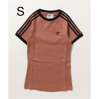 アディダス クラシックス ワッフル スリーストライプス スリム半袖Tシャツ XS