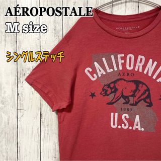 エアロポステール(AEROPOSTALE)のAEROPOSTALE シングルステッチ ヴィンテージtシャツ ユニセックス古着(Tシャツ/カットソー(半袖/袖なし))