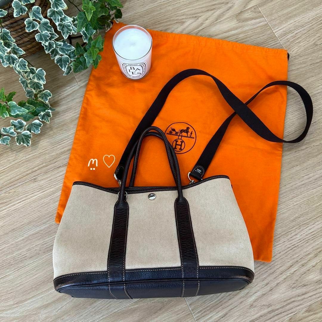 HERMES エルメス ガーデンパーティーTPM バンドリエール トートバッグ | フリマアプリ ラクマ