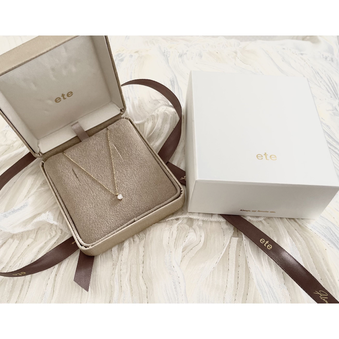 たっつん様専用ete K18 ダイヤモンド 0.15ct ネックレス「ブライト」 たっつん様専用ete K18 ダイヤモンド 0.15ct ネックレス「ブライト」