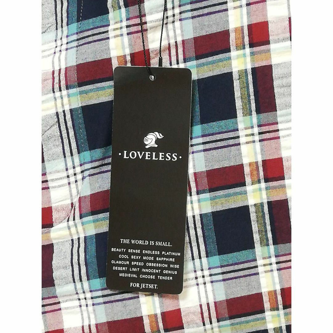 LOVELESS(ラブレス)の新品タグ付★LOVELESS ラブレス★スカル刺繍入りチェック柄ハーフパンツ73 メンズのパンツ(ショートパンツ)の商品写真