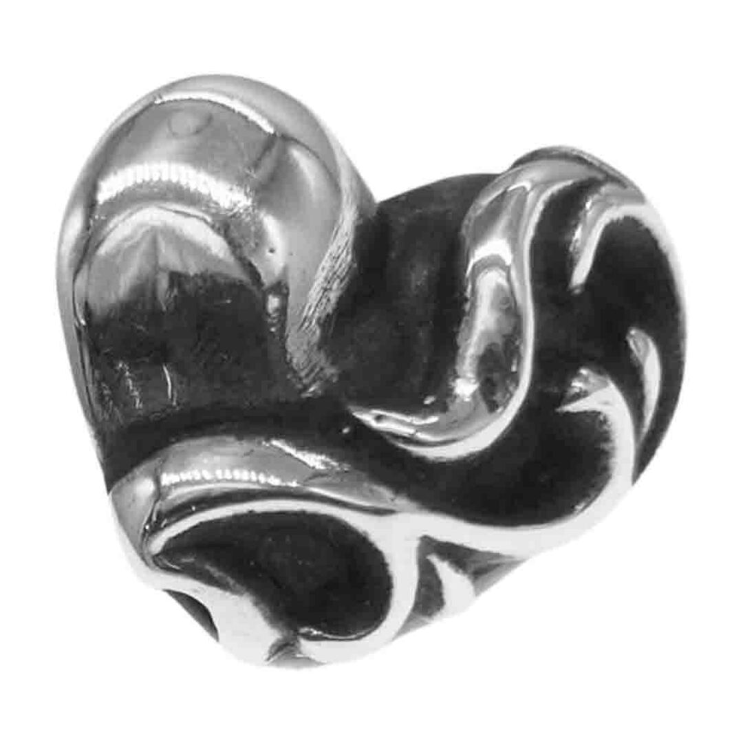 Chrome Hearts(クロムハーツ)のCHROME HEARTS クロムハーツ（原本無） その他アクセサリー STUD HEART ハート スタッド シルバー ピアス シルバー系【中古】 メンズのアクセサリー(その他)の商品写真