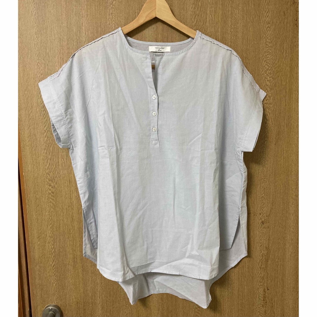 SM2(サマンサモスモス)のショルダーレースブラウス レディースのトップス(シャツ/ブラウス(半袖/袖なし))の商品写真