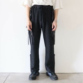 ヨウジヤマモト(Yohji Yamamoto)のmidorikawa 23ss ラメ スウェットパンツ(スラックス)