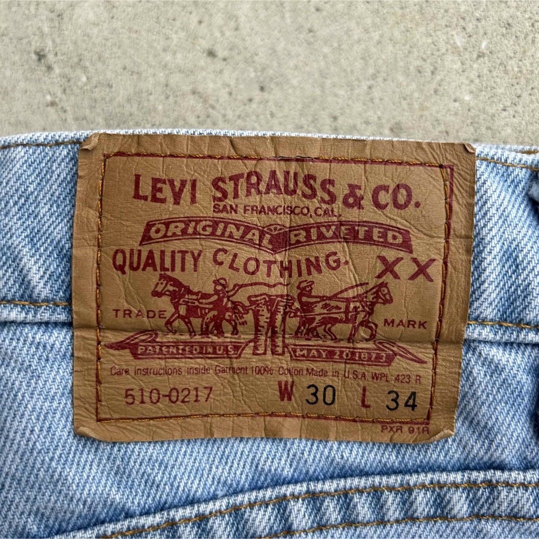Levi's(リーバイス)の古着 90年代 USA製 Levi's 510ジーンズ デニム W30 メンズのパンツ(デニム/ジーンズ)の商品写真