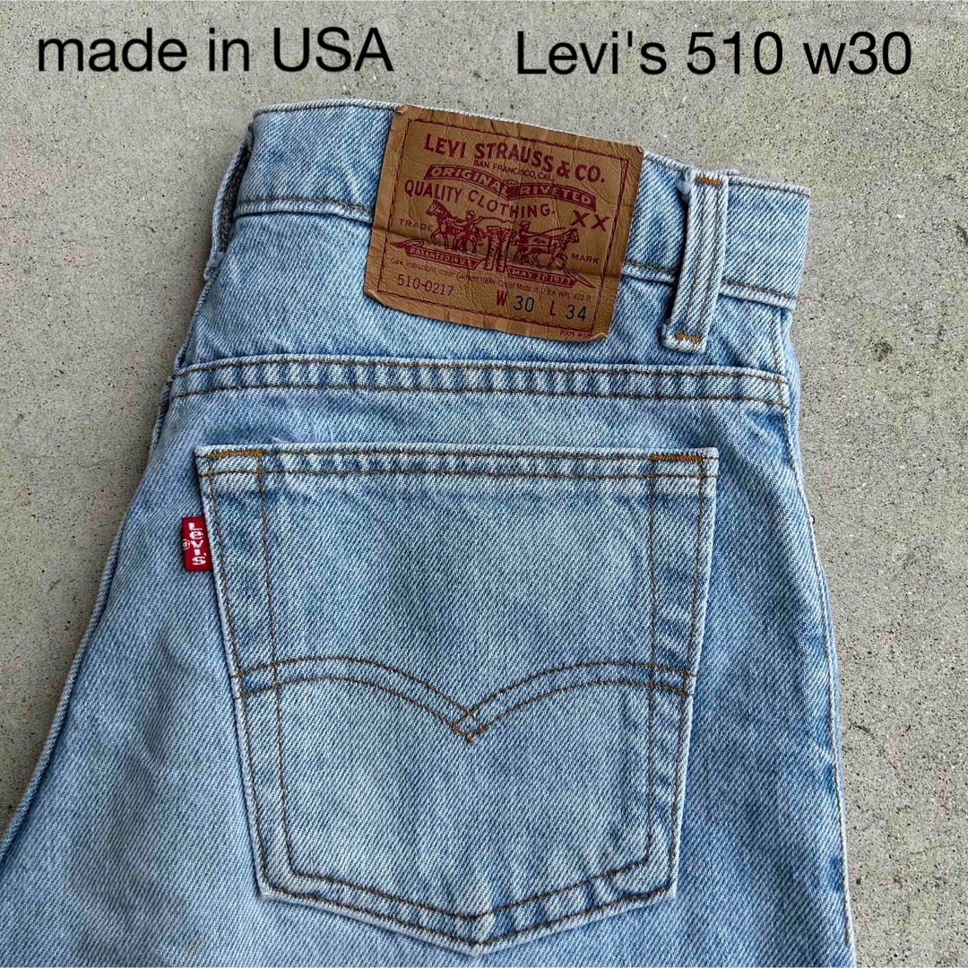 Levi's - 古着 90年代 USA製 Levi's 510ジーンズ デニム W30の通販 by