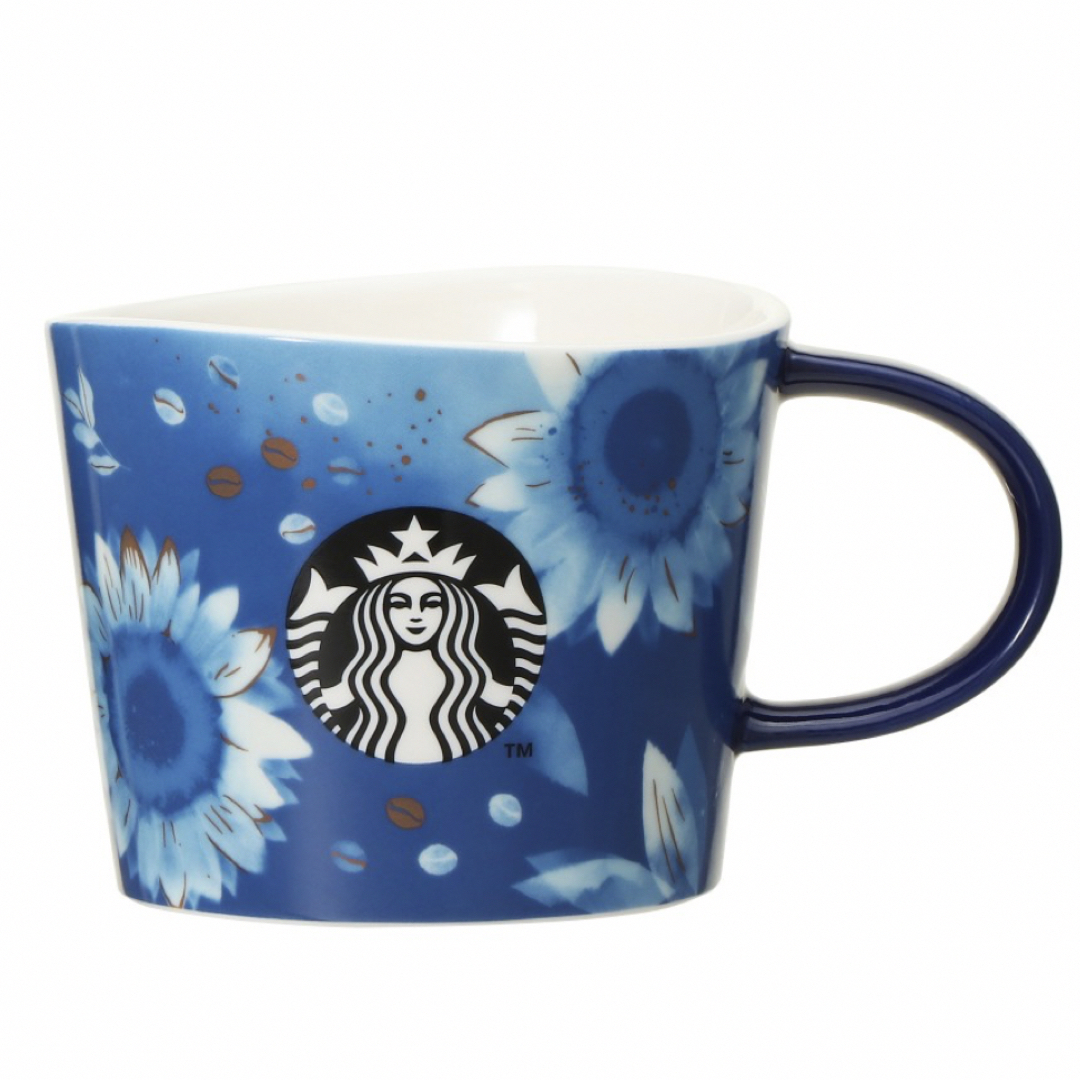 Starbucks(スターバックス)のスターバックス　マグブルーフラワー　355ml インテリア/住まい/日用品のキッチン/食器(グラス/カップ)の商品写真