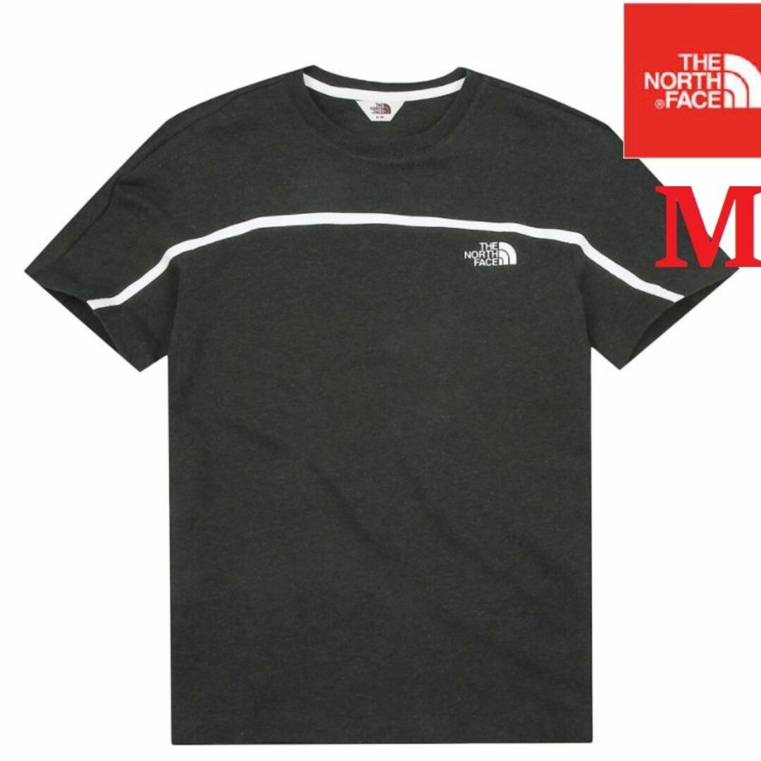 リピート割❗ノースフェイス Tシャツ メンズ 半袖 グレー/M K110A