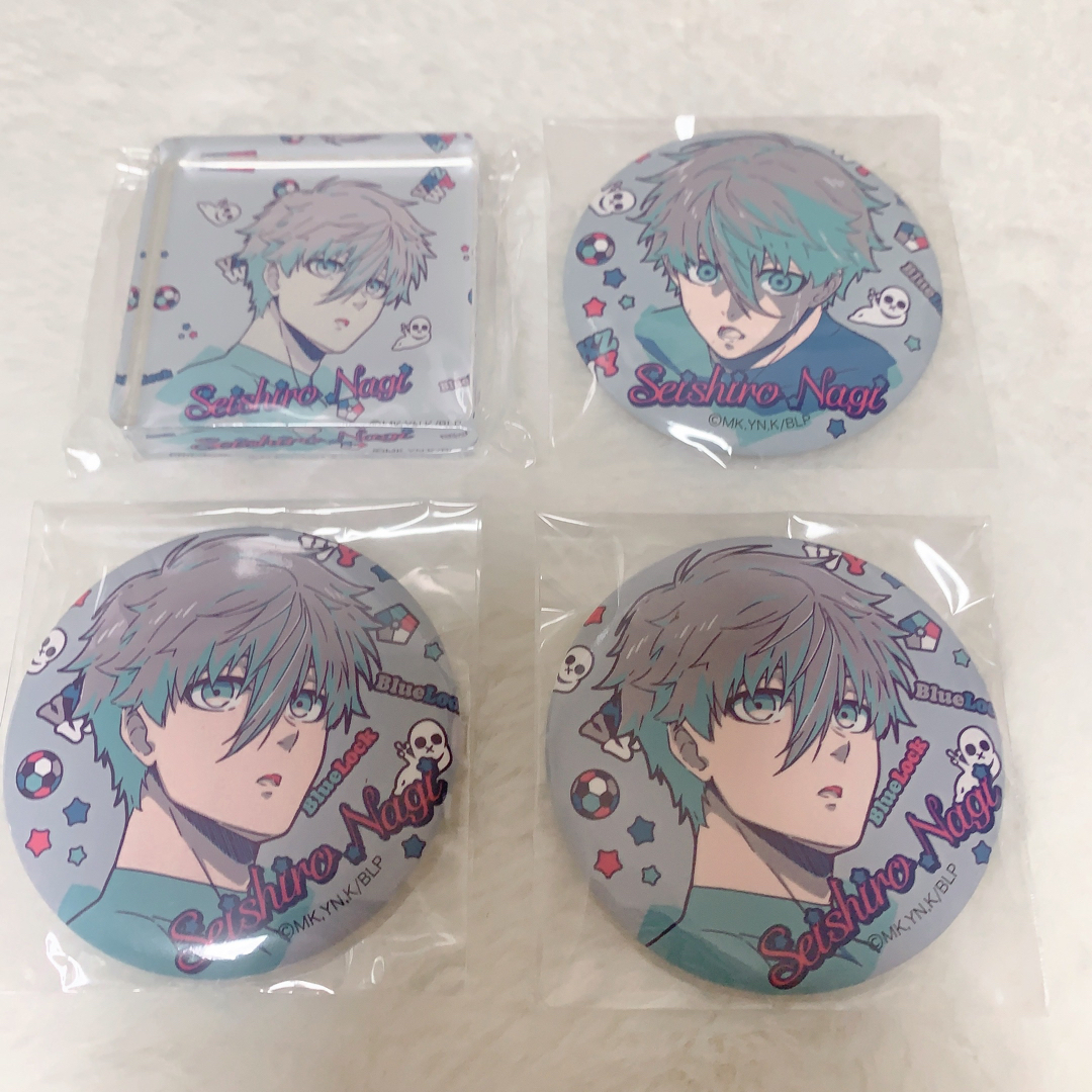 ブルーロック 凪 ブルロ anique AGF 缶バッジ アクリルタイルの通販 by