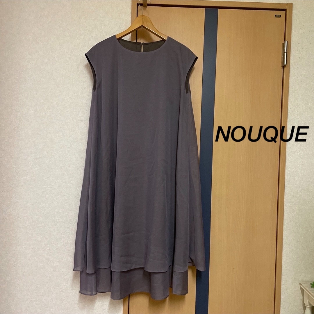 SCOT CLUB - お値下げ NOUQUE ヌーク 日本製 A ライン ワンピース 38