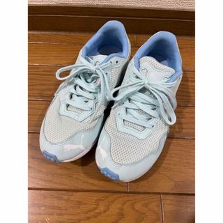 プーマ(PUMA)のPUMA プーマ ♡ スニーカー 22 水色 ブルー(スニーカー)