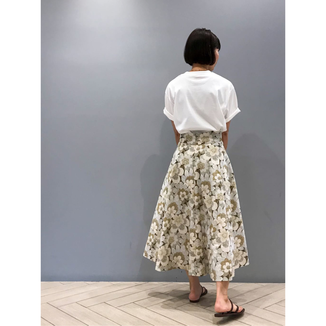 新入荷 VERMEIL par iena CANEPA プリントスカート ロングスカート