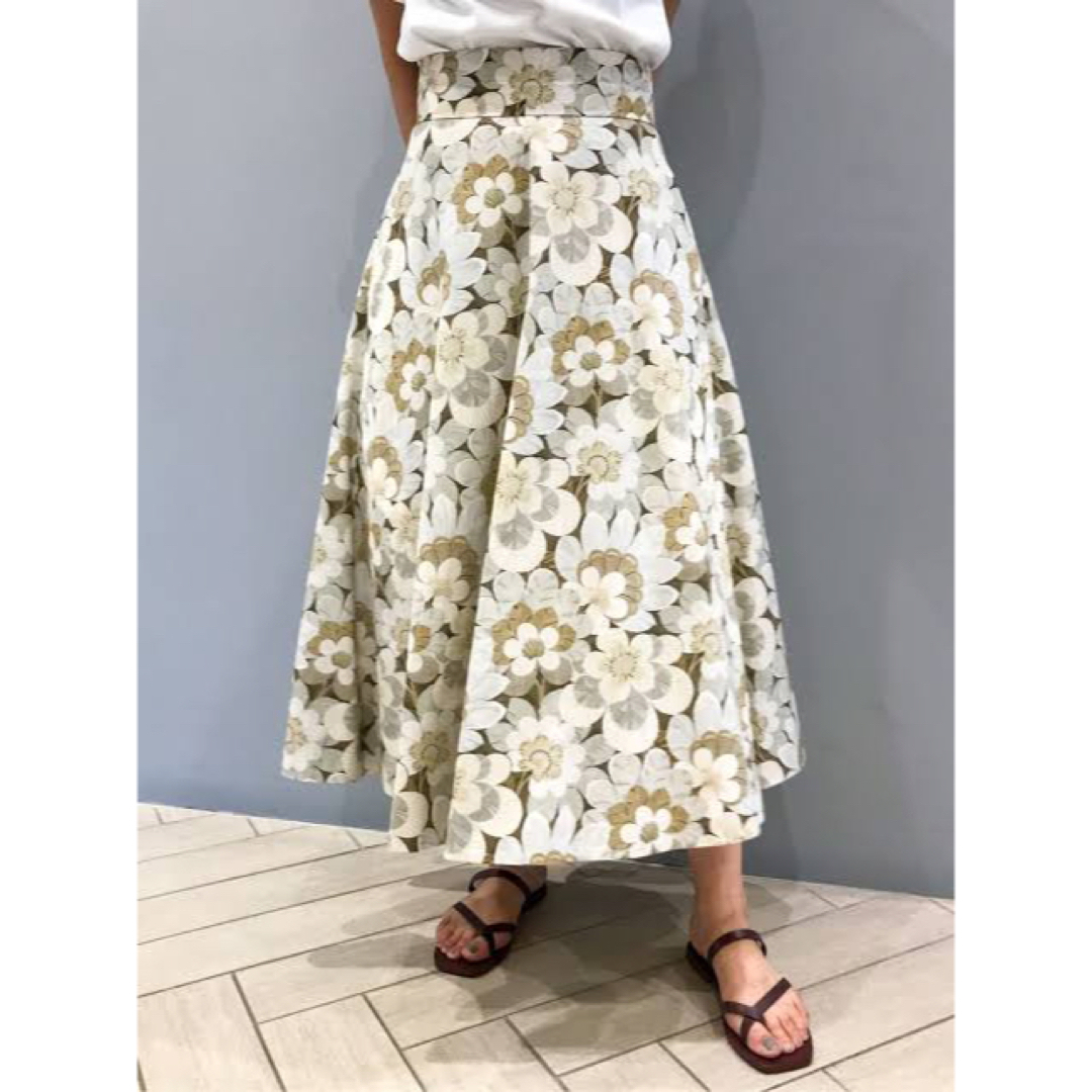新入荷 VERMEIL par iena CANEPA プリントスカート ロングスカート