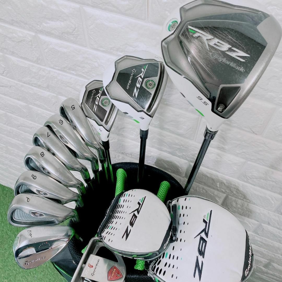 バッグ新品 ブッ飛び系 ゴルフクラブセット メンズ テーラーメイドRBZ