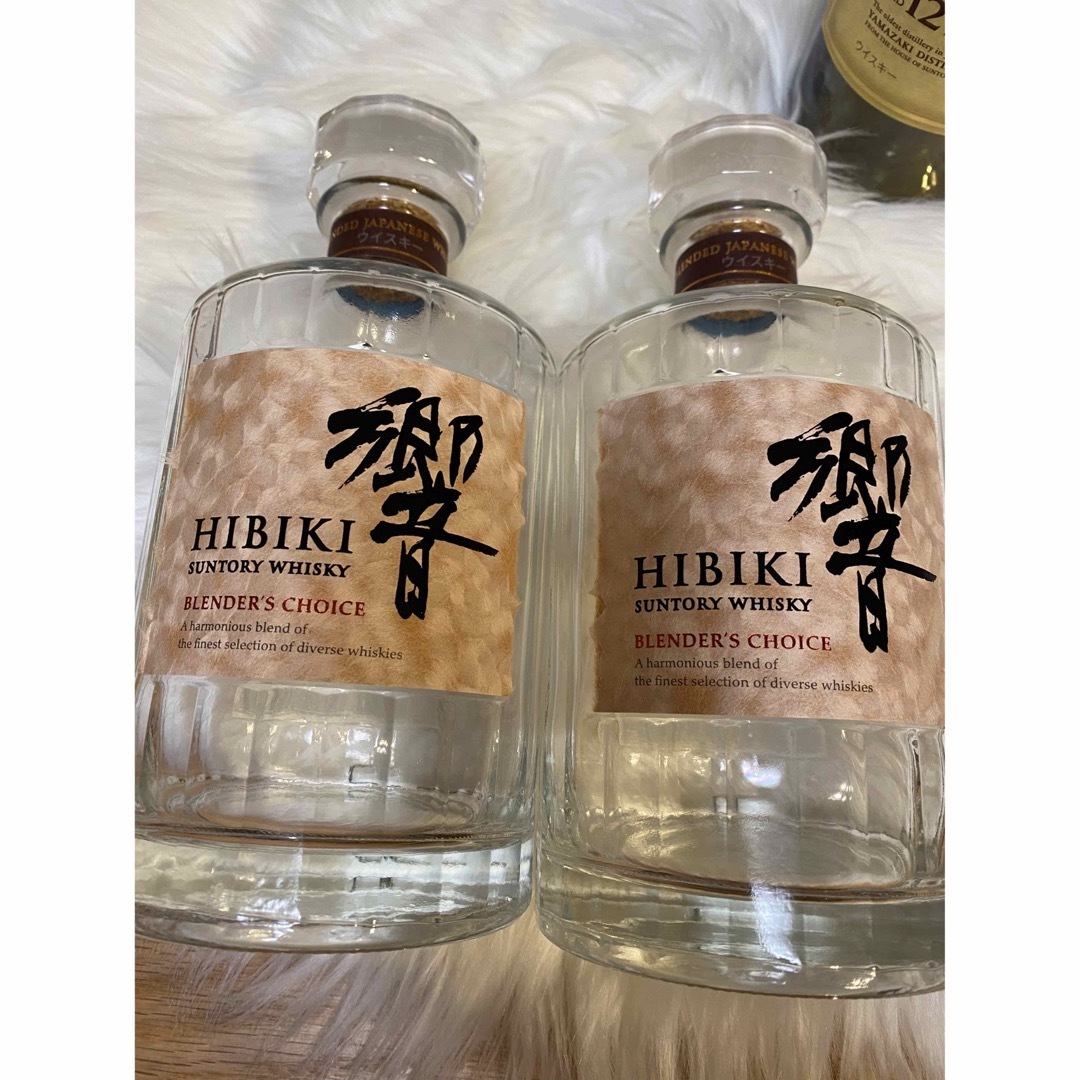 サントリー(サントリー)の空き瓶　ウイスキー　山崎12年  SUNTORY  響　ブレンダーズチョイス 食品/飲料/酒の食品/飲料/酒 その他(その他)の商品写真