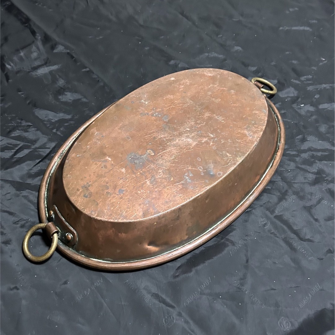 銅製 平鍋 オーバル鍋 フランス アンティーク | www.prakashferrous.com