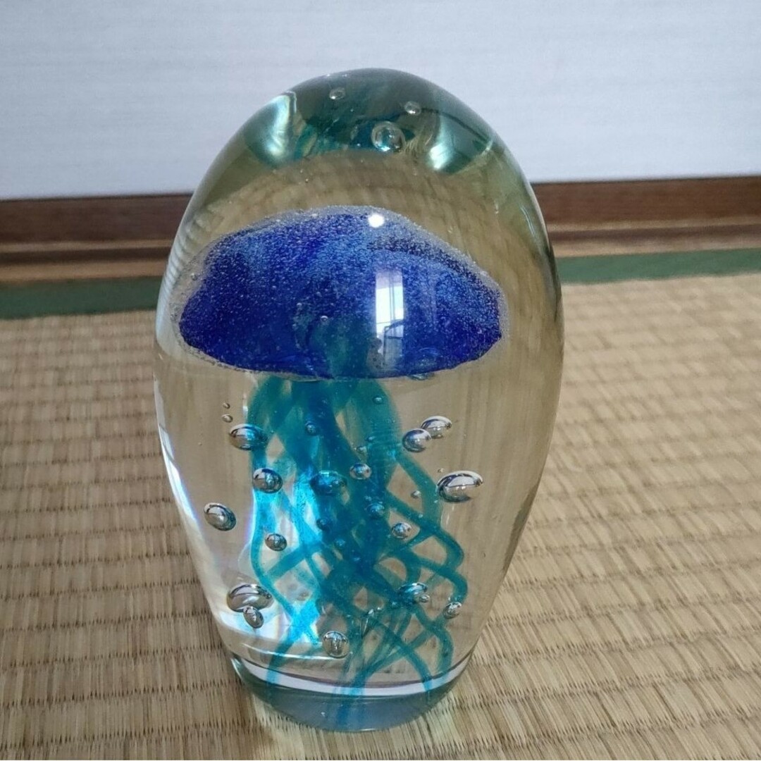 本日限定値下げ！早いもの勝ち!　小樽　ガラス工芸品　クラゲ