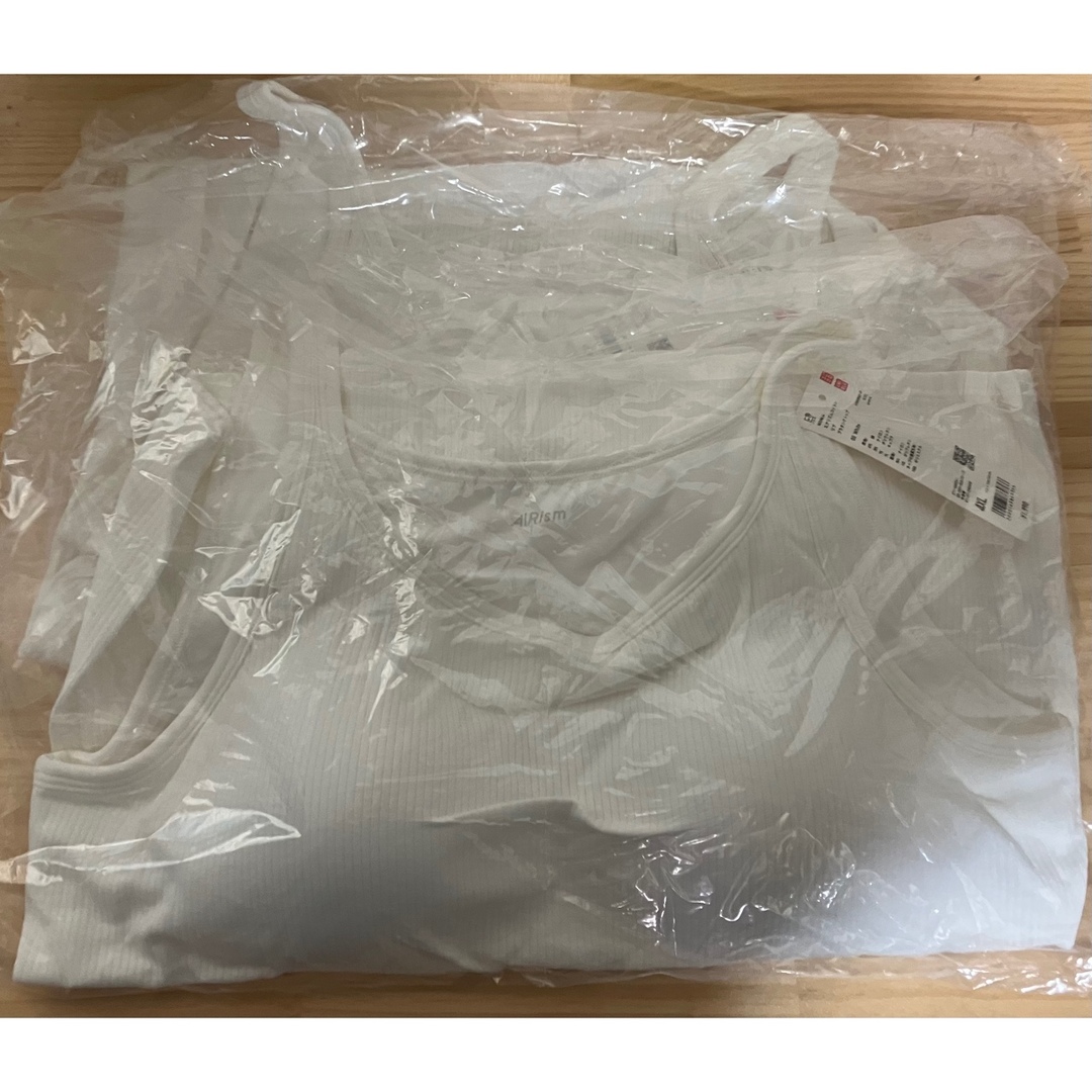 UNIQLO(ユニクロ)の【2枚セット】新品　ユニクロ　エアリズムコットンリブブラタンクトップ　4XL レディースのトップス(タンクトップ)の商品写真