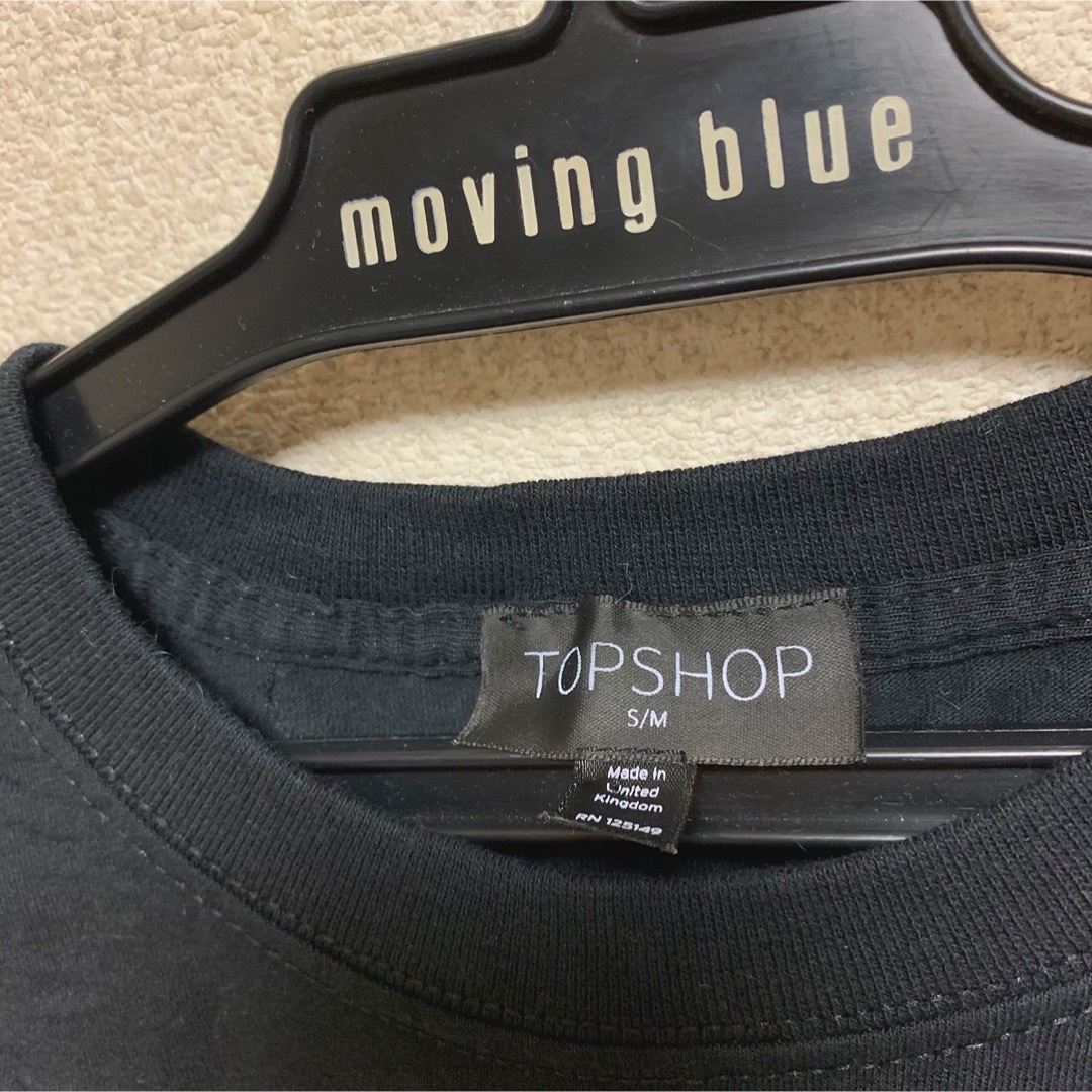TOPSHOP(トップショップ)のTOPSHOP トップショップ　HORROR 黒　ブラック　Tシャツ レディースのトップス(Tシャツ(半袖/袖なし))の商品写真