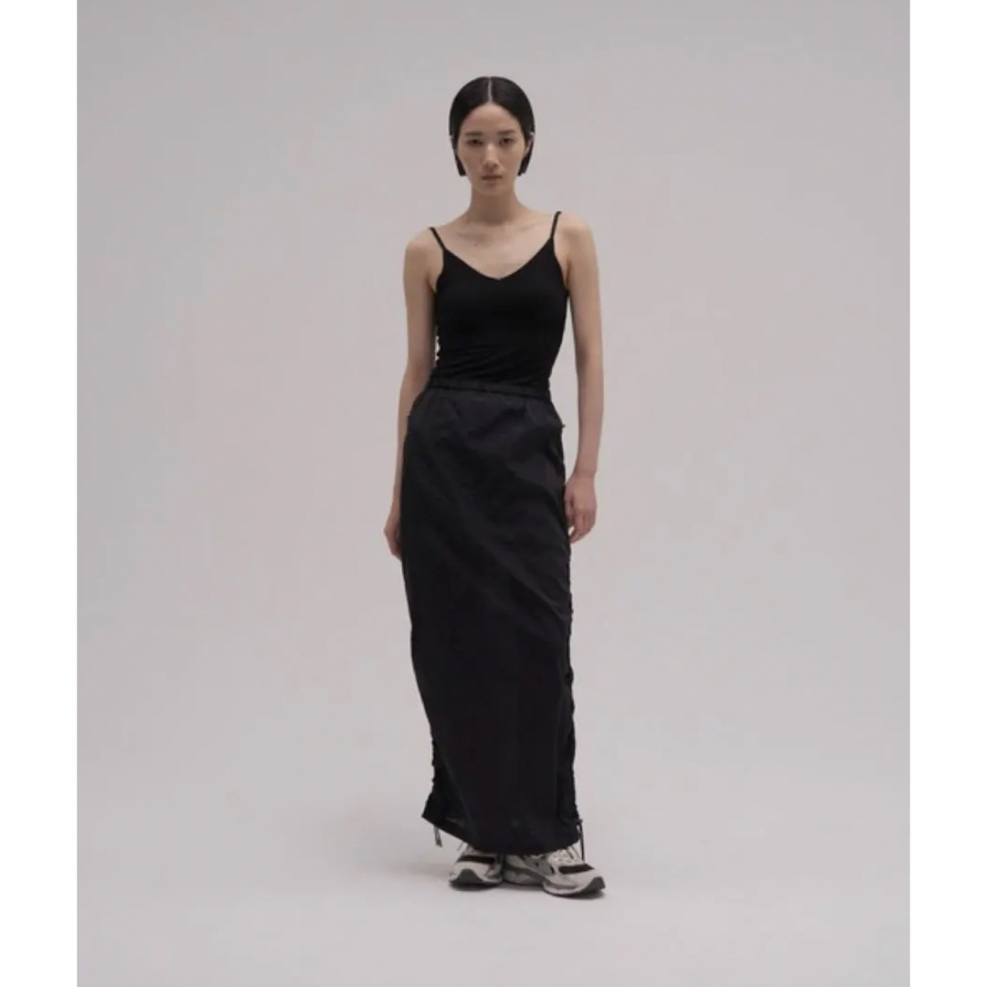 enof nylon skirt ナイロンスカート - ロングスカート