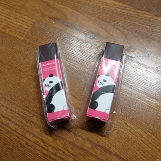 KUTSUWA - アニマル磁ケシ 2個セット(パンダ)