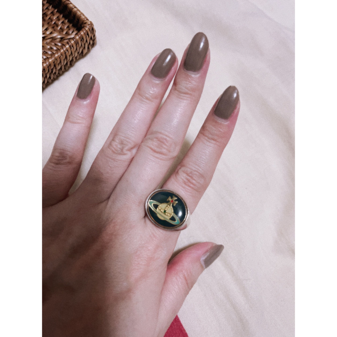 Vivienne Westwood(ヴィヴィアンウエストウッド)の7月10日まで！ヴィヴィアンウエストウッド　エナメルリング　ボタンリング　指輪 レディースのアクセサリー(リング(指輪))の商品写真
