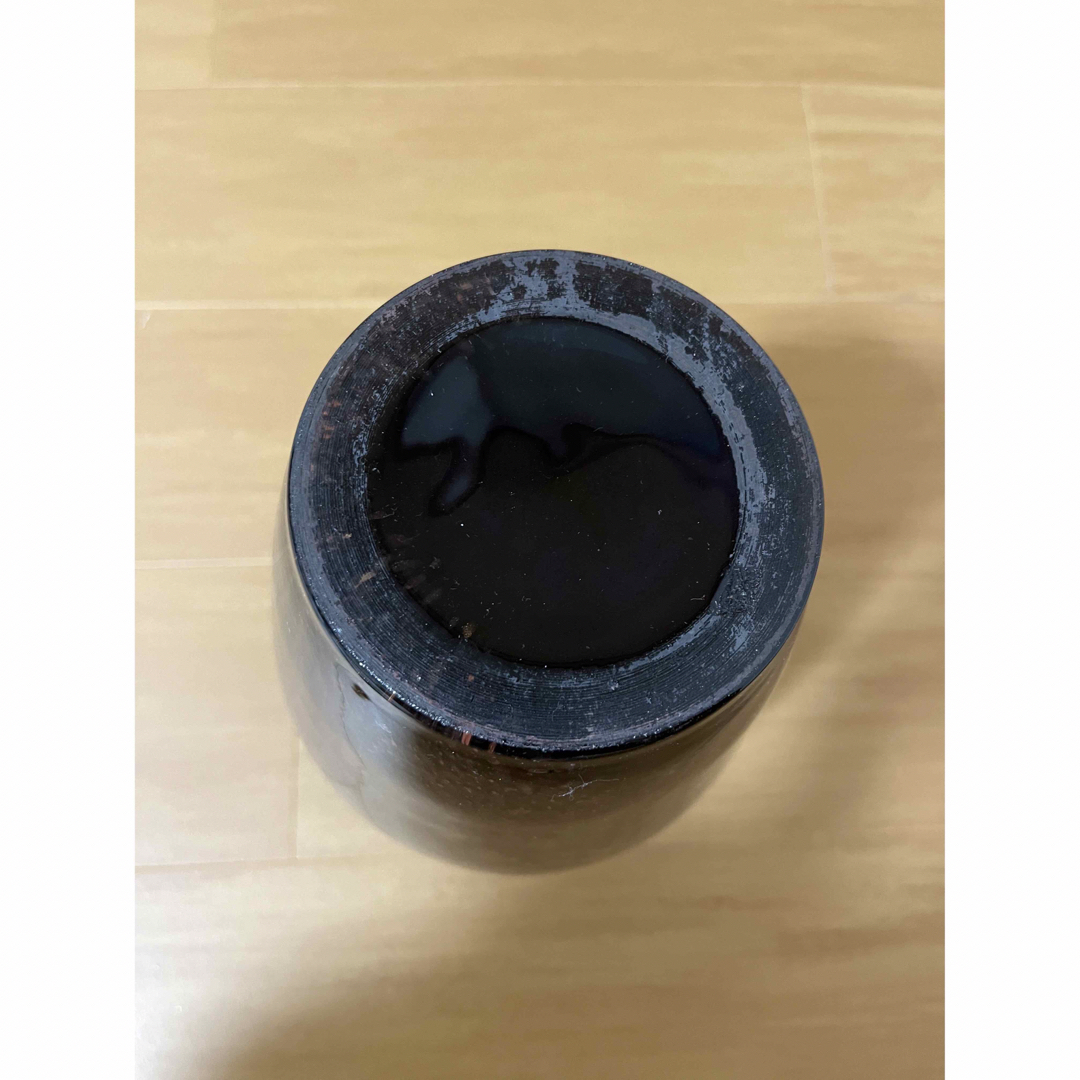KAMEI GLASS 黒マーブル　花瓶 インテリア/住まい/日用品のインテリア/住まい/日用品 その他(その他)の商品写真