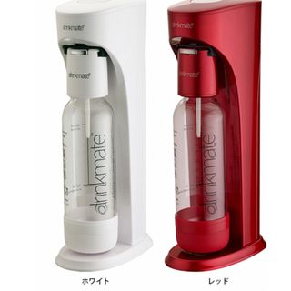 ドリンクメイト(drinkmate)の【予備ボトル850ml付き】drinkmate 炭酸水メーカー (ホワイト)(その他)