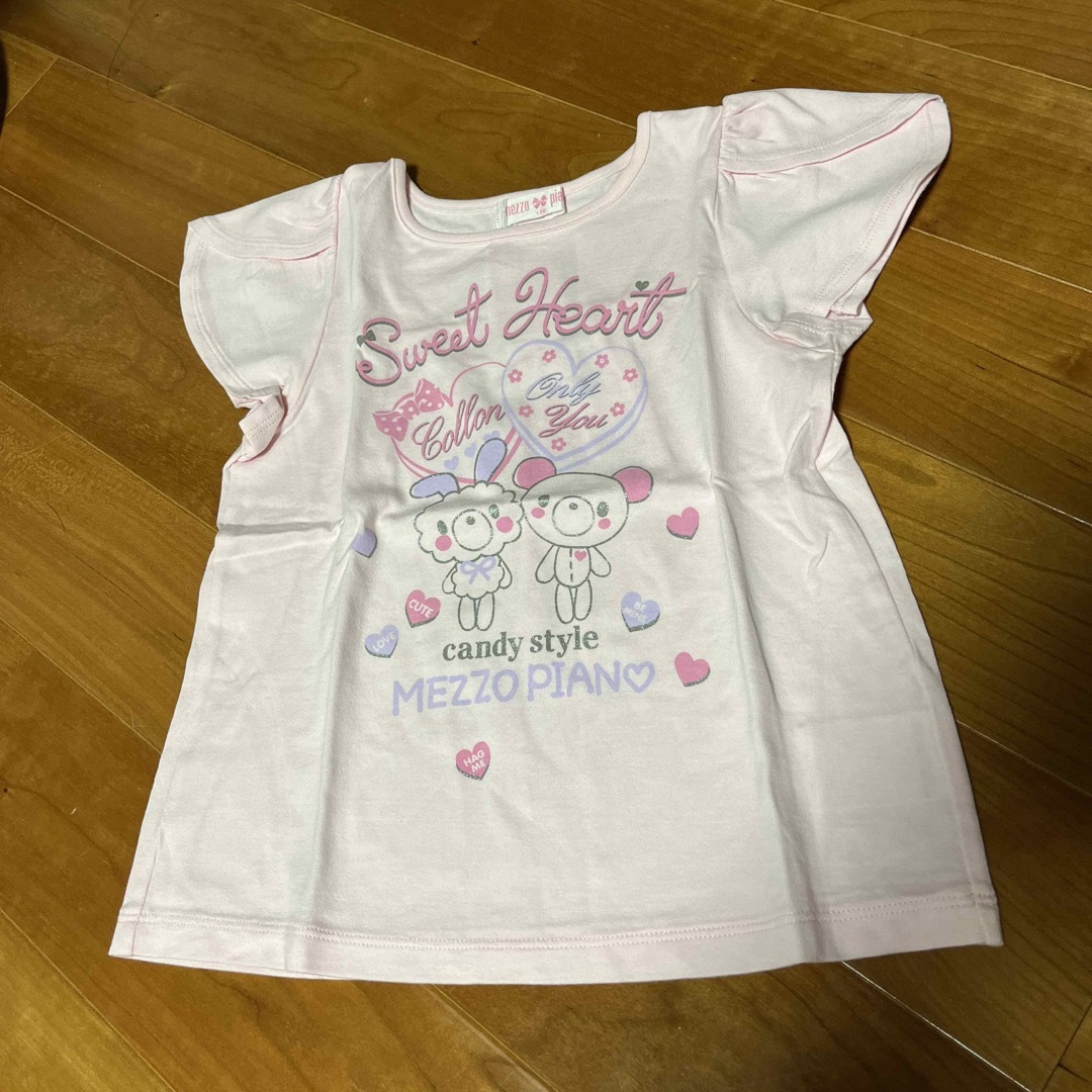 mezzo piano(メゾピアノ)のメゾピアノ　120 キッズ/ベビー/マタニティのキッズ服女の子用(90cm~)(Tシャツ/カットソー)の商品写真