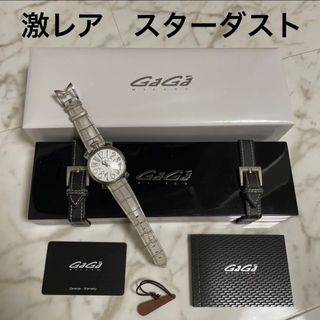 ガガミラノ(GaGa MILANO)の激レア ガガミラノ マヌアーレ 40mm スターダスト シルバー ブランド腕時計(腕時計)