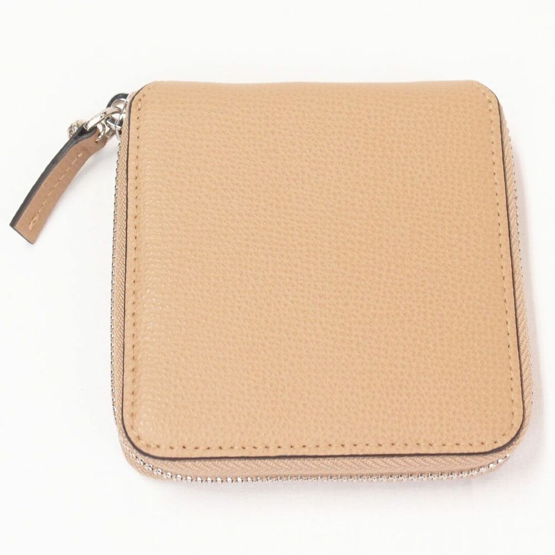 新品 P punto POLPETTA レザーラウンドジップ 二つ折り財布