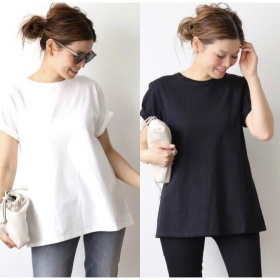 Deuxieme Classe CALUXA LINE Tシャツ ブラック-