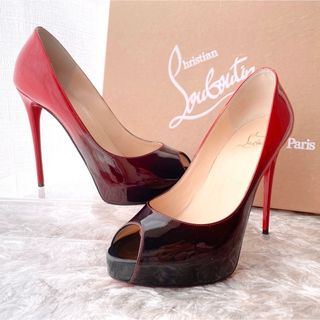 クリスチャンルブタン(Christian Louboutin)のクリスチャンルブタン　ハイヒール　サンダル　パンプス　オープントゥ　極美品(ハイヒール/パンプス)