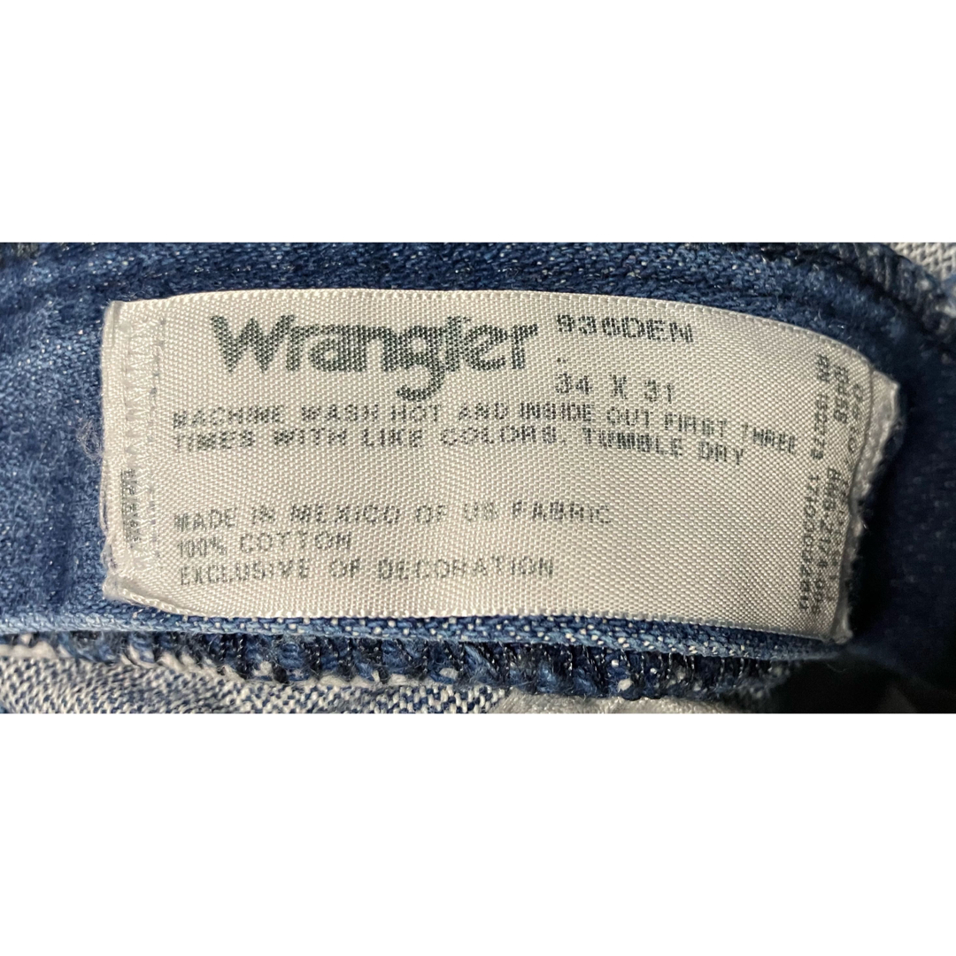 Wrangler(ラングラー)のvintage ヴィンテージ　ラングラー us生地　オリジナルレングス　w34 メンズのパンツ(デニム/ジーンズ)の商品写真