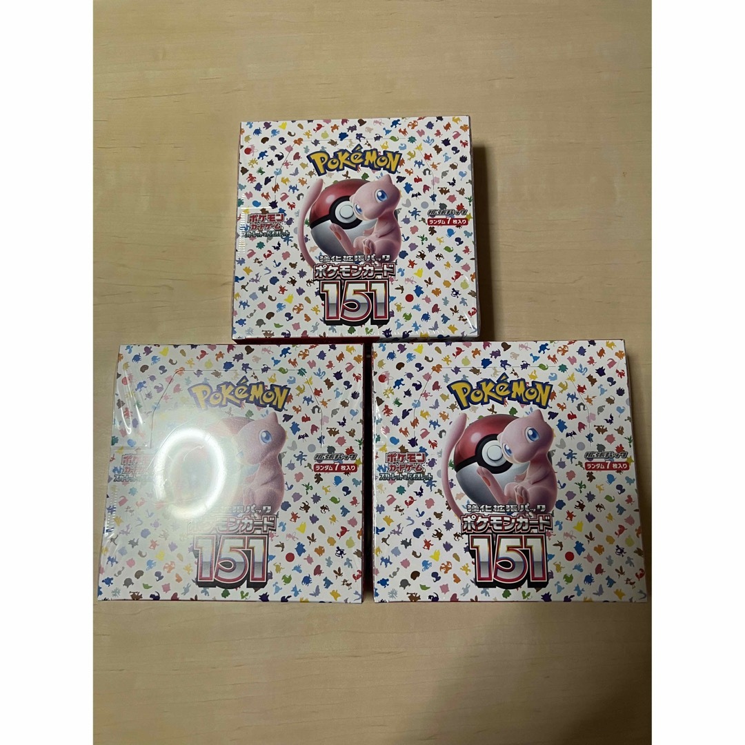 ポケモンカード 151 シュリンク付き 3BOX。の通販 by sea's shop|ラクマ