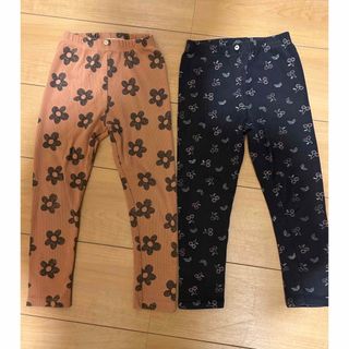 ザラキッズ(ZARA KIDS)のZARA girls リブレギンス　110 ①(パンツ/スパッツ)