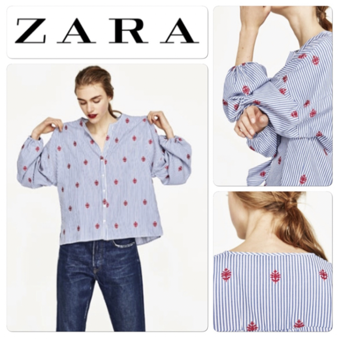 ZARA(ザラ)のZARA ブラウス カットソー レディースのトップス(シャツ/ブラウス(長袖/七分))の商品写真