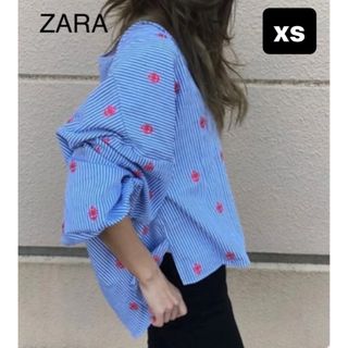 ザラ(ZARA)のZARA ブラウス カットソー(シャツ/ブラウス(長袖/七分))