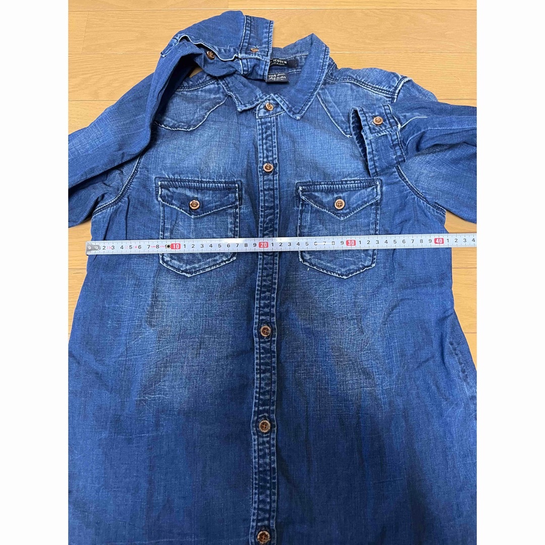 MAISON SCOTCH(メゾンスコッチ)のMaison Scotchレディースデニムシャツ値下げ レディースのトップス(シャツ/ブラウス(長袖/七分))の商品写真