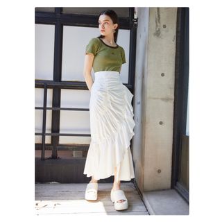 SLY - 新作 SLY DRAWSTRING GATHER スカート ドローストリングの通販