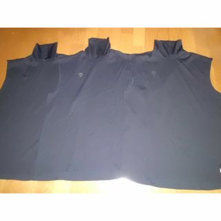 デサント(DESCENTE)の美品3枚　XL デサント　野球トレーニングTシャツ　ノースリーブ✕タートルネック(ウェア)