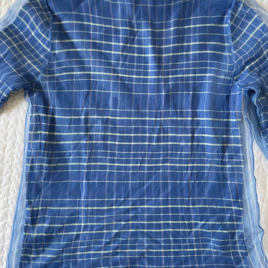 アメリヴィンテージ　SIMPLE DOUBLE COLOR CHECK TOP