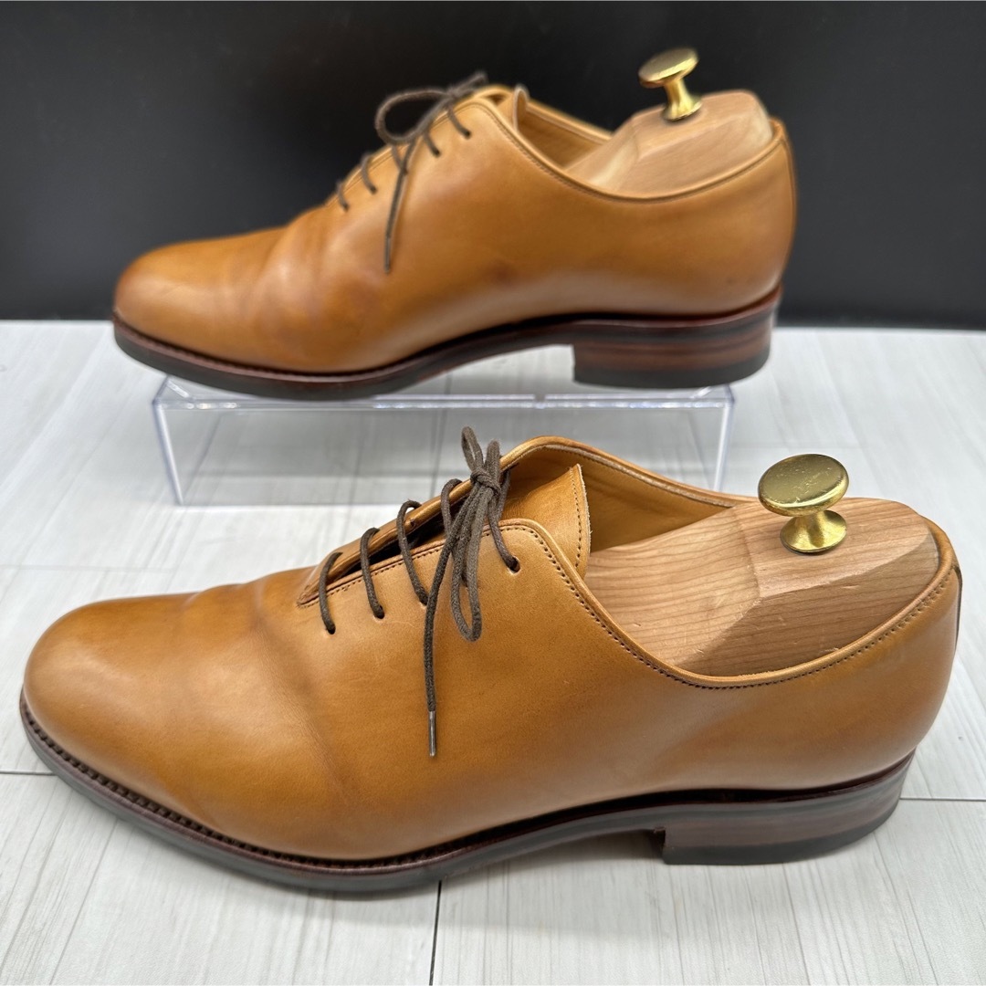 Yanko ヤンコ ホールカット キャメル size7