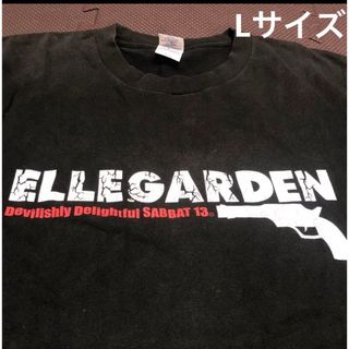 プリントスター(Printstar)のレア エレルガーデン× SABABT13 ビンテージ 当時 Tシャツ L 黒(Tシャツ/カットソー(半袖/袖なし))