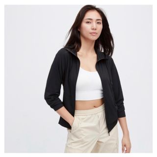 ユニクロ(UNIQLO)のエアリズムUVカットメッシュパーカ（長袖）(パーカー)