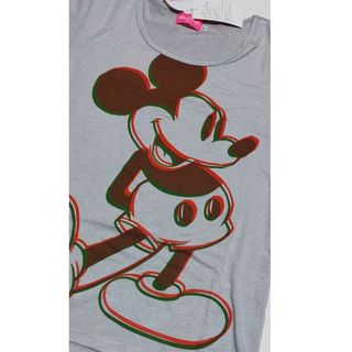 ディズニー(Disney)の新品⭐ディズニーリゾート⭐ミッキー Tシャツ⭐M⭐グレー TDLカットソー(Tシャツ(半袖/袖なし))